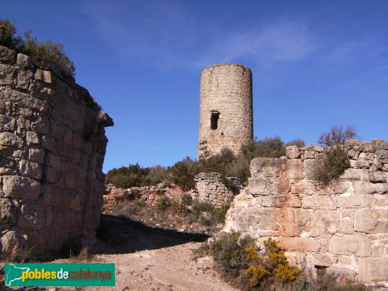 Querol - Castell de Saburella (Foto: Borjanimal, 2007) Querol - Castell de Saburella