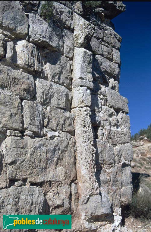 Querol - Castell de Saburella (Foto: Germà Garcia -Arxiu Fotogràfic Centre Excursionista de Catalunya-, 2000) Querol - Castell de Saburella