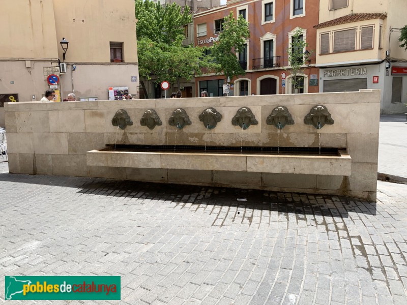 Olesa de Montserrat - Font de la plaça