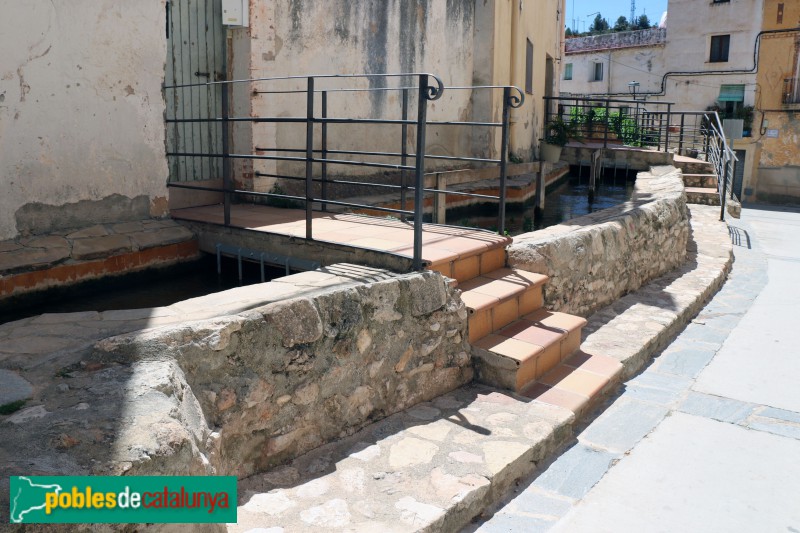 El Pont d'Armentera - Safareigs (Foto: Albert Esteves, 2019) El Pont d'Armentera - Safareigs