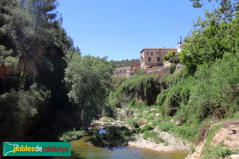 El Pont d'Armentera - El riu Gaià al seu pas pel poble