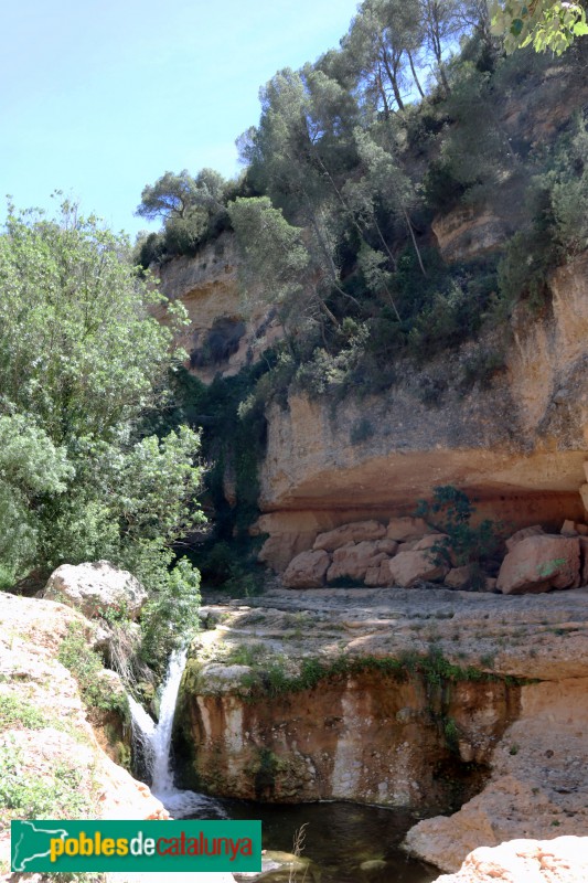 El Pont d'Armentera - El riu Gaià al seu pas pel poble