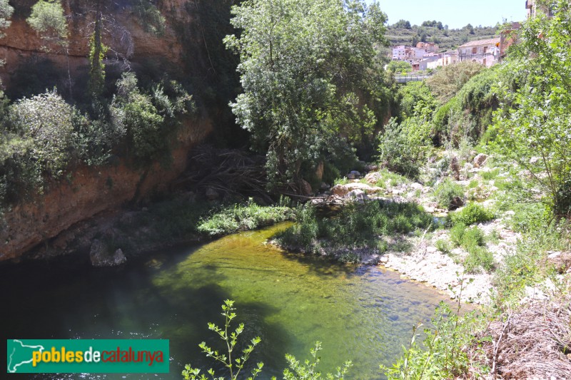 El Pont d'Armentera - El riu Gaià al seu pas pel poble