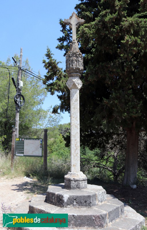 Aiguamúrcia - Creu de terme de Santes Creus