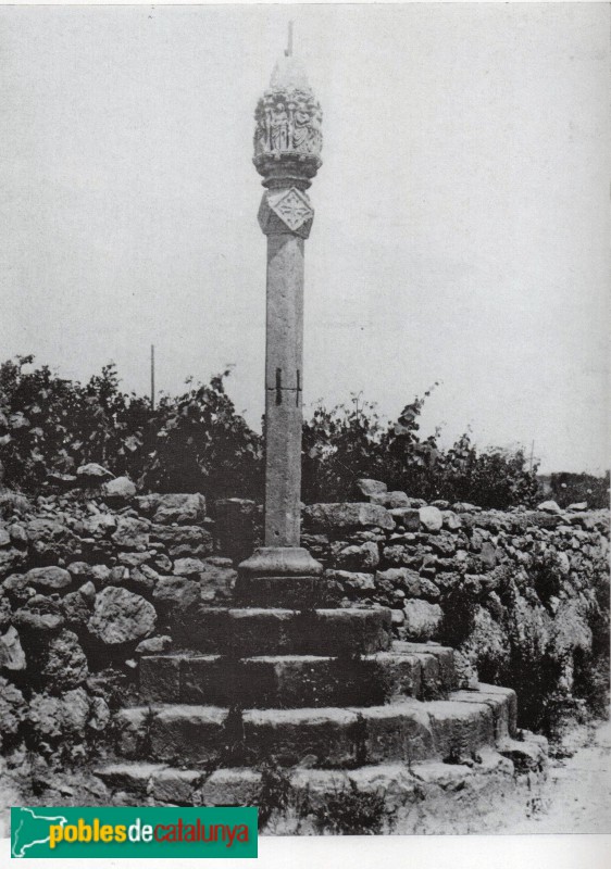 Aiguamúrcia - Creu de terme de Santes Creus (A. Bastardes, 1927)