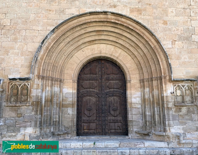 Monestir de Santes Creus - Porta de l'església