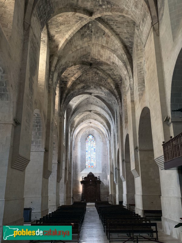 Monestir de Santes Creus - Interior de l'església