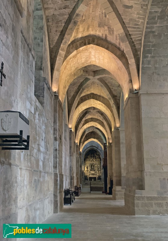 Monestir de Santes Creus - Interior de l'església