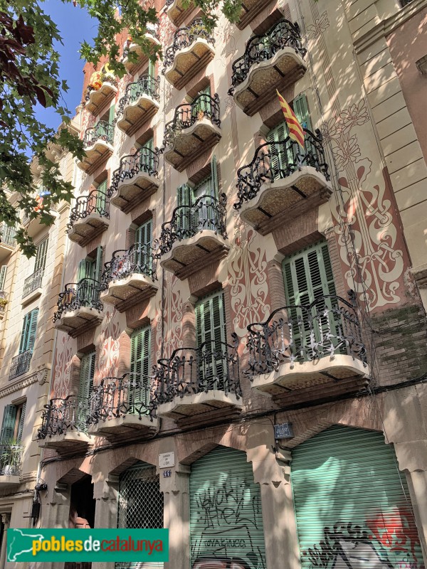 Barcelona - Casa Joan Baptista Rubinat (Or, 44)