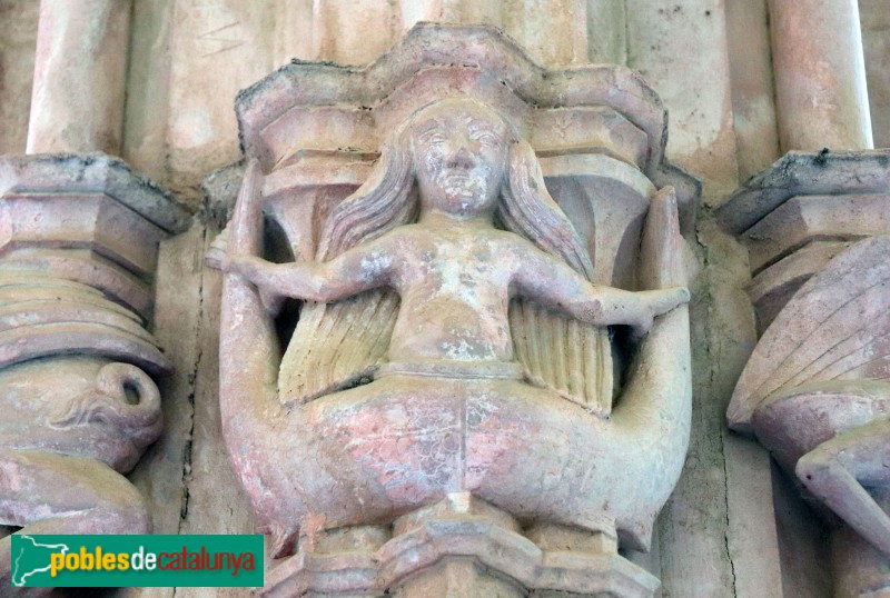 Monestir de Santes Creus - Capitell del claustre, detall (Foto: Albert Esteves, 2019) Monestir de Santes Creus - Capitell del claustre, detall