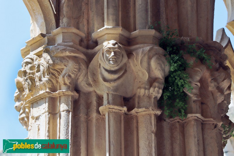 Monestir de Santes Creus - Capitell del claustre (Foto: Albert Esteves, 2019) Monestir de Santes Creus - Capitell del claustre
