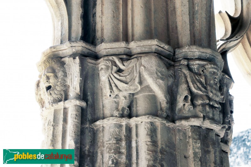 Monestir de Santes Creus - Capitell del claustre (Foto: Albert Esteves, 2019) Monestir de Santes Creus - Capitell del claustre