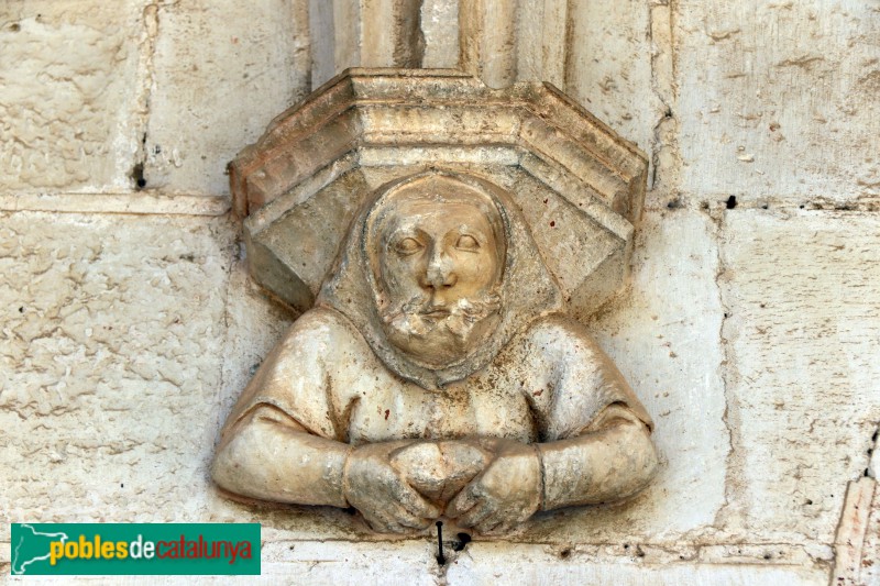 Monestir de Santes Creus - Mènsula del claustre (Foto: Albert Esteves, 2019) Monestir de Santes Creus - Mènsula del claustre