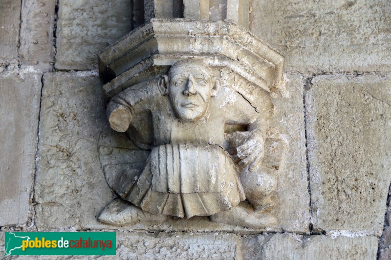 Monestir de Santes Creus - Mènsula del claustre (Foto: Albert Esteves, 2019) Monestir de Santes Creus - Mènsula del claustre
