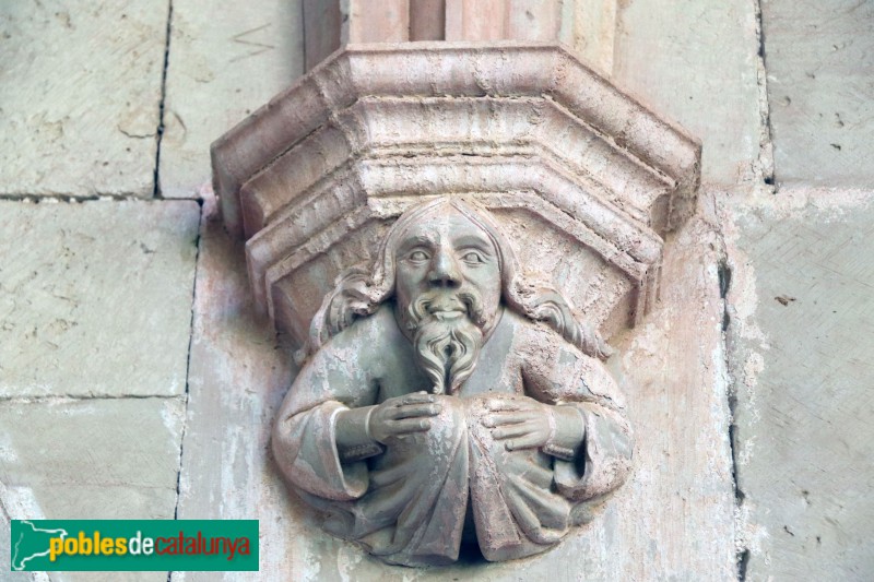 Monestir de Santes Creus - Mènsula del claustre (Foto: Albert Esteves, 2019) Monestir de Santes Creus - Mènsula del claustre