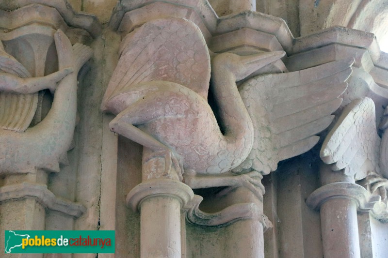 Monestir de Santes Creus - Capitell del claustre