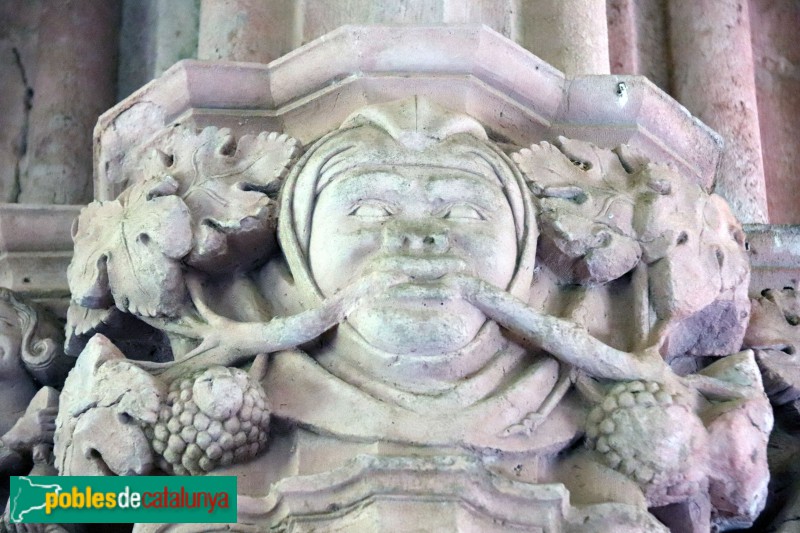 Monestir de Santes Creus - Capitell del claustre (Foto: Albert Esteves, 2019) Monestir de Santes Creus - Capitell del claustre