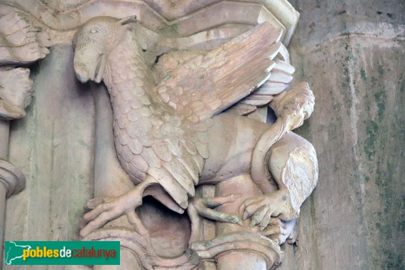 Monestir de Santes Creus - Capitell del claustre (Foto: Albert Esteves, 2019) Monestir de Santes Creus - Capitell del claustre