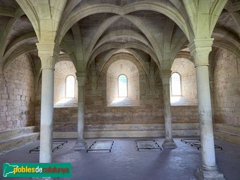 Monestir de Santes Creus - Sala capitular