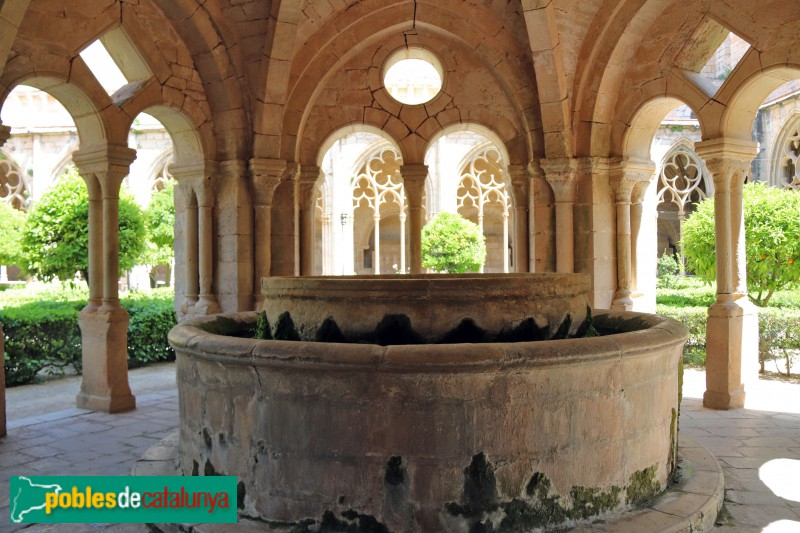 Monestir de Santes Creus - Templet del lavatori (Foto: Albert Esteves, 2019) Monestir de Santes Creus - Templet del lavatori