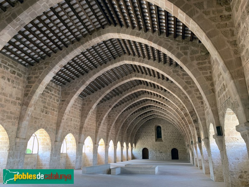 Monsetir de Santes Creus - Dormitori (Foto: Albert Esteves, 2019) Monsetir de Santes Creus - Dormitori