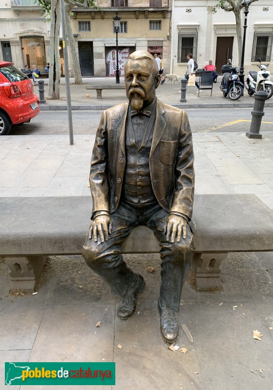 Barcelona - Homenatge a Rovira i Trias (Foto: Albert Esteves, 2019) Barcelona - Homenatge a Rovira i Trias