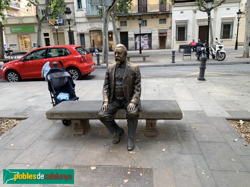 Barcelona - Homenatge a Rovira i Trias (Foto: Albert Esteves, 2019) Barcelona - Homenatge a Rovira i Trias
