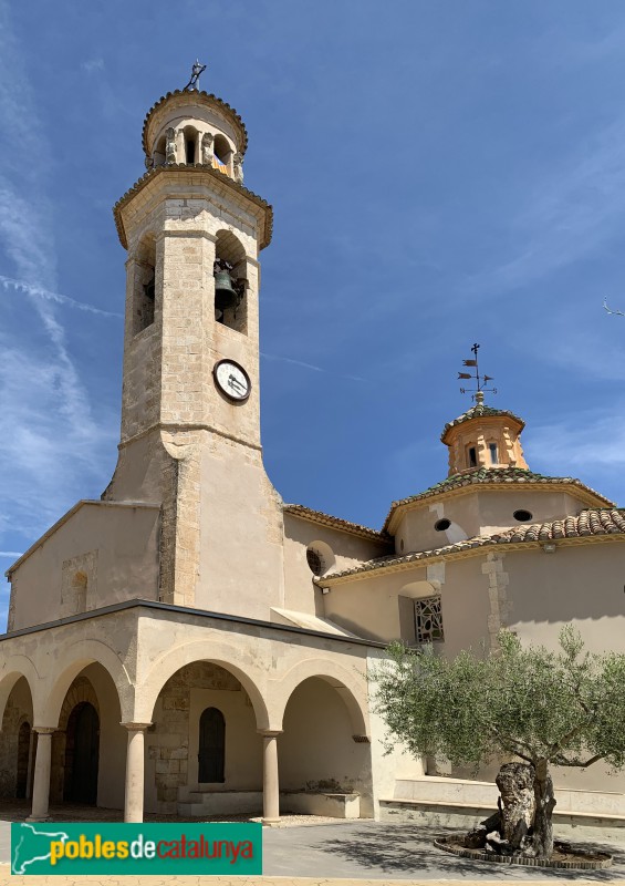 Salomó - Església de Santa Maria (Foto: Albert Esteves, 2019) Salomó - Església de Santa Maria