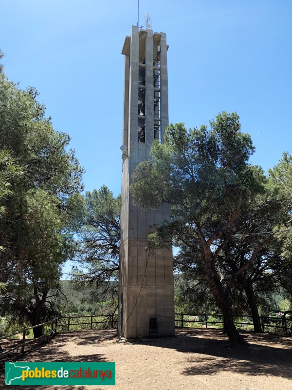 Montferri - Santuari de la M.D. de Montserrat, campanar modern