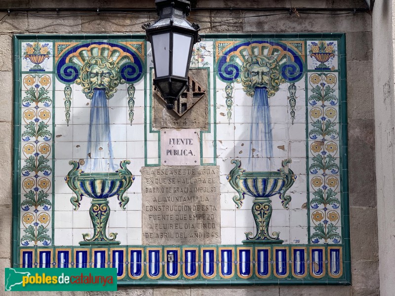 Barcelona - Font de la Trav. Gracia, 126