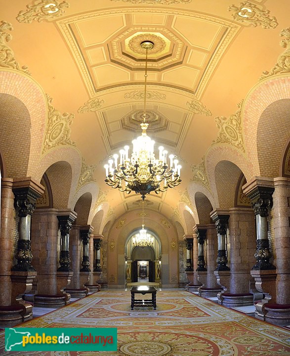 Barcelona - Parlament de Catalunya. Saló Rosa (Foto: Ivan Melenchón, 2017) Barcelona - Parlament de Catalunya. Saló Rosa