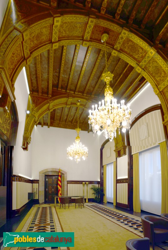 Barcelona - Parlament de Catalunya, Despatx de Presidència (Foto: Ivan Melenchón, 2017) Barcelona - Parlament de Catalunya, Despatx de Presidència