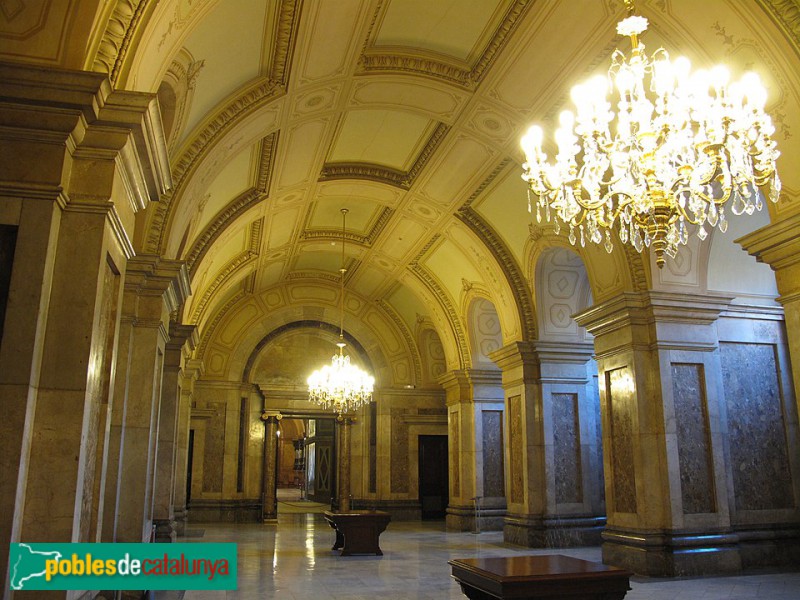 Barcelona - Parlament de Catalunya. Saló Gris (Foto: Enfo, 2011) Barcelona - Parlament de Catalunya. Saló Gris