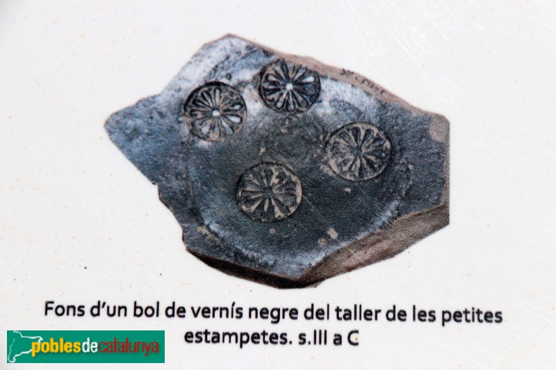 Nulles - Jaciment ibèric de Rabassats (Foto: cartell in situ) Nulles - Jaciment ibèric de Rabassats