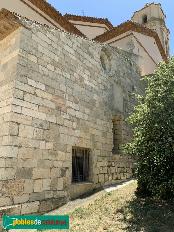 Figuerola del Camp - Església de Sant Jaume, restes romàniques