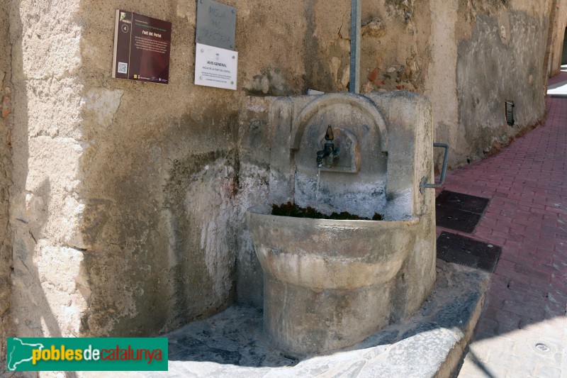 Figuerola del Camp - Font del portal (Foto: Albert Esteves, 2019) Figuerola del Camp - Font del portal