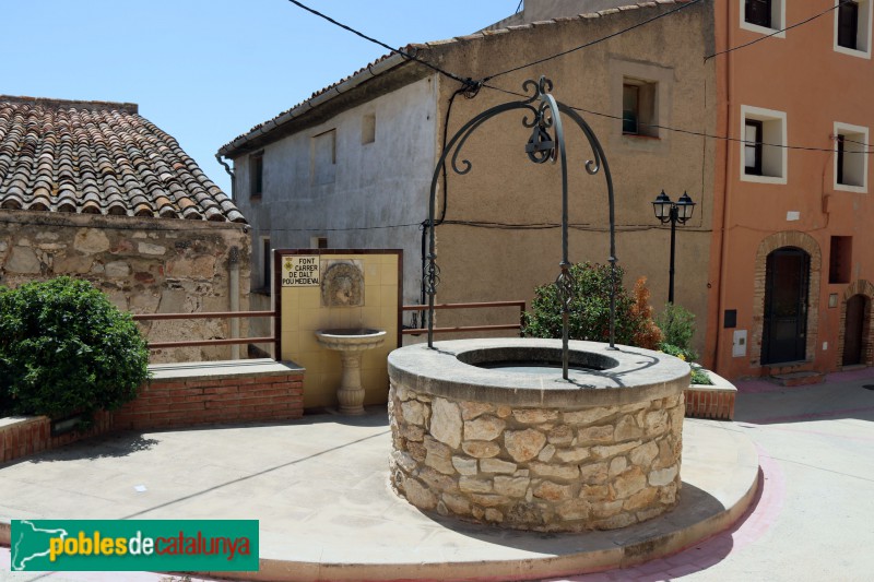 Figuerola del Camp - Font i pou medieval (Foto: Albert Esteves, 2019) Figuerola del Camp - Font i pou medieval