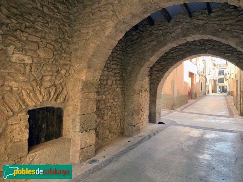 El Pla de Santa Maria - Arcs del carrer Trinitat