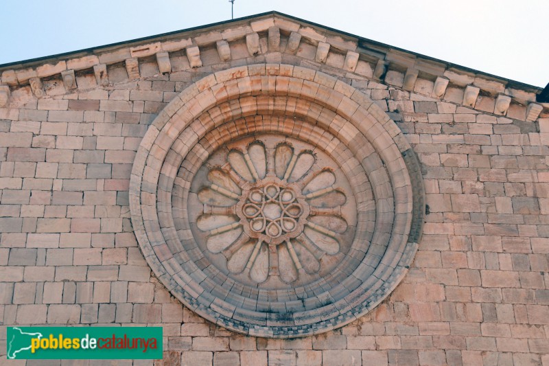 El Pla de Santa Maria - Església de Sant Ramon, rosassa (Foto: Albert Esteves, 2019) El Pla de Santa Maria - Església de Sant Ramon, rosassa