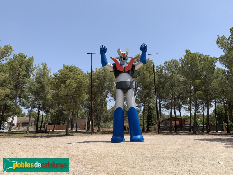 Cabra del Camp - Estàtua de Mazinger Z