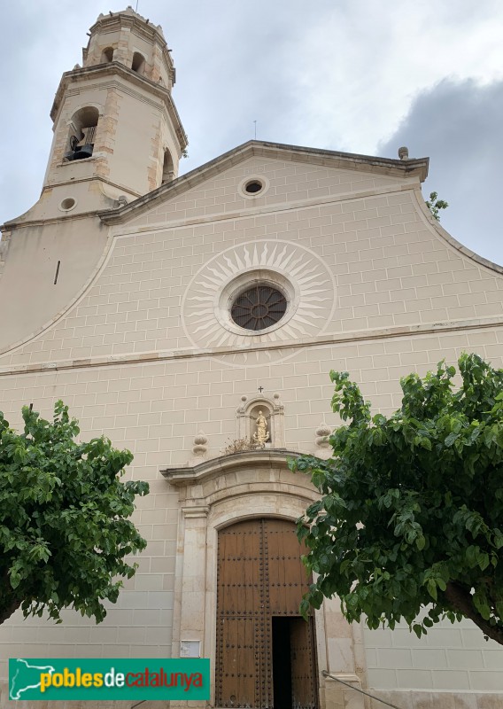 Vallmoll - Església de Santa Maria (Foto: Albert Esteves, 2019) Vallmoll - Església de Santa Maria