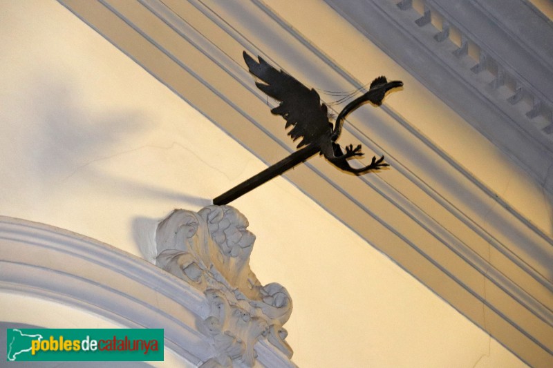 Vallmoll - Església de Santa Maria, detall de forja (Foto: Albert Esteves, 2019) Vallmoll - Església de Santa Maria, detall de forja