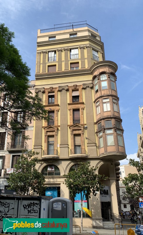 Barcelona - Gran de Gràcia, 6-8 (Foto: Albert Esteves, 2019) Barcelona - Gran de Gràcia, 6-8