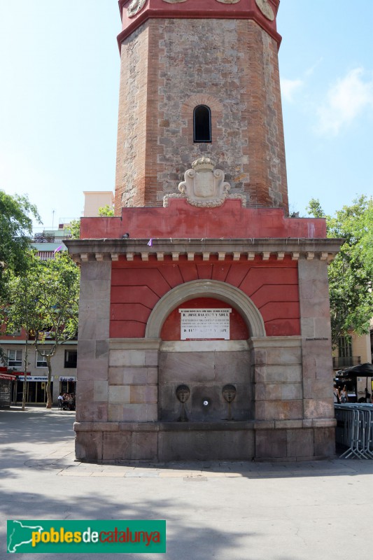 Barcelona - Campanar de Gràcia (Torre del Rellotge)