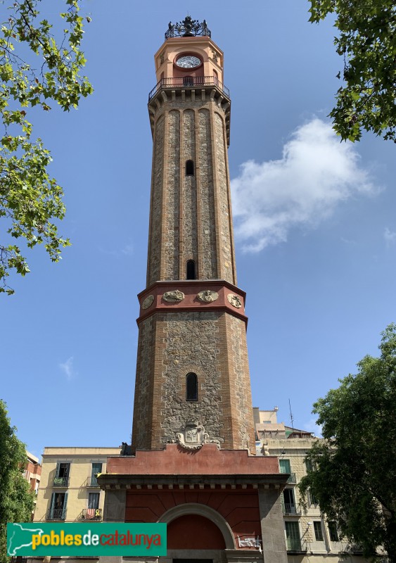 Barcelona - Campanar de Gràcia (Torre del Rellotge) (Foto: Albert Esteves, 2019) Barcelona - Campanar de Gràcia (Torre del Rellotge)