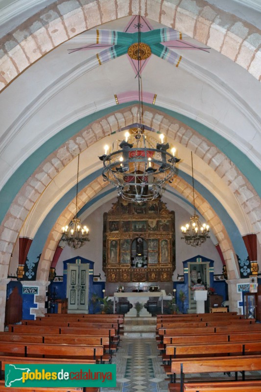 Vallmoll - Ermita del Roser, interior