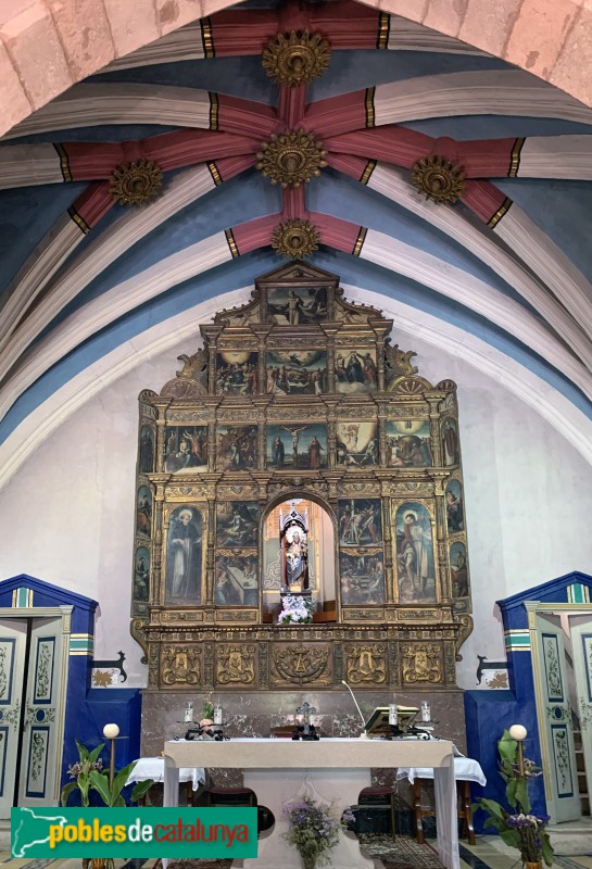 Vallmoll - Ermita del Roser, interior