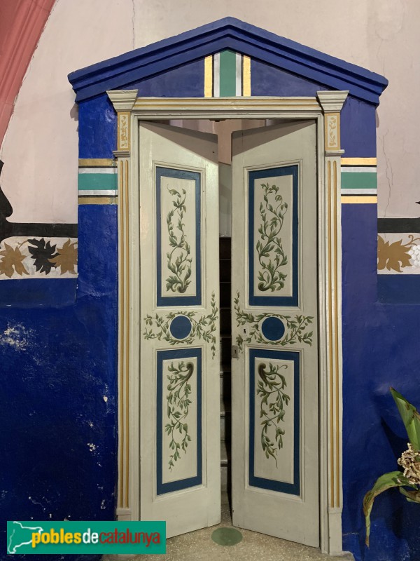 Vallmoll - Ermita del Roser, pintura interior