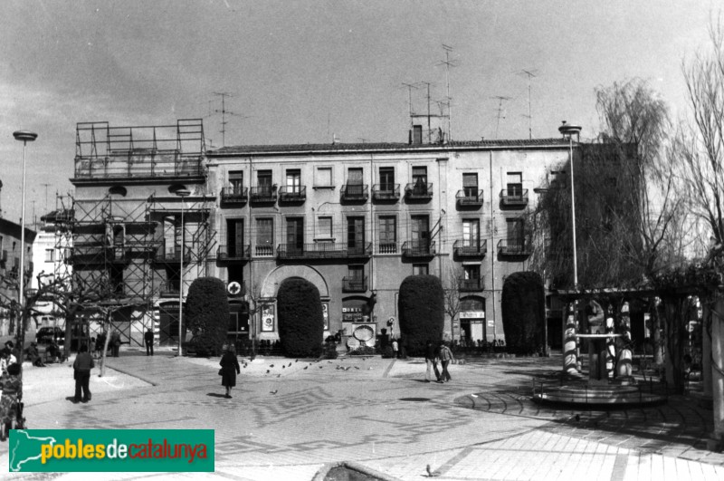 Valls - Porta de l'antic castell, foto antiga