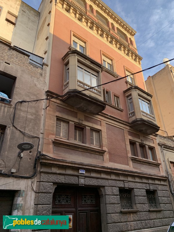 Valls - Ca Clols, façana Muralla de Sant Antoni